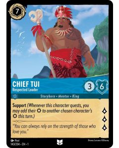 Chief Tui - Respected Leader