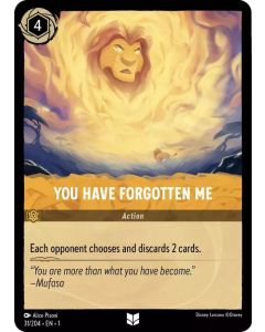 You Have Forgotten Me