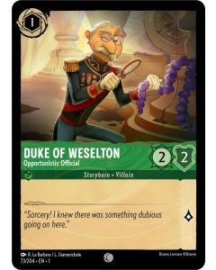 Duke of Weselton - Opportunistic Official