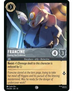 Francine - Eyeing the Evidence