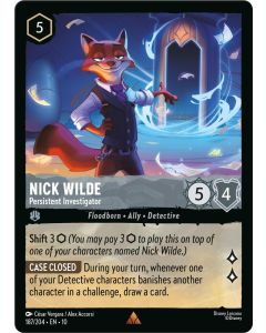 Nick Wilde - Persistent Investigator