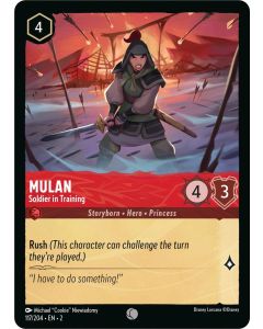 Mulan - Soldier in Training