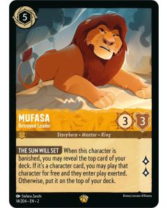 Mufasa - Betrayed Leader