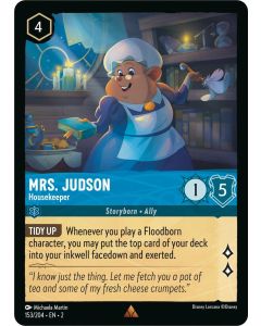 Mrs. Judson - Housekeeper
