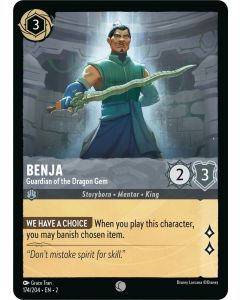 Benja - Guardian of the Dragon Gem