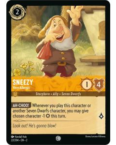 Sneezy - Very Allergic