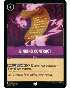 Binding Contract