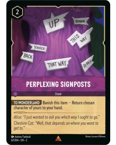 Perplexing Signposts