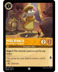 Miss Bianca - Rescue Aid Society Agent