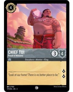 Chief Tui - Proud of Motunui