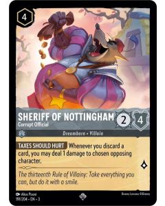 Sheriff of Nottingham - Corrupt Official