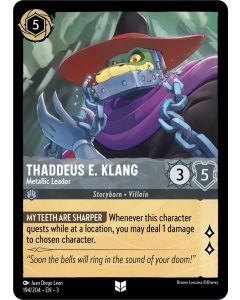 Thaddeus E. Klang - Metallic Leader