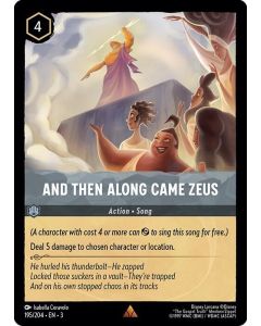 And Then Along Came Zeus