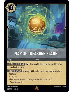 Map of Treasure Planet