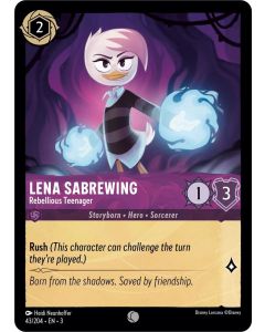 Lena Sabrewing - Rebellious Teenager