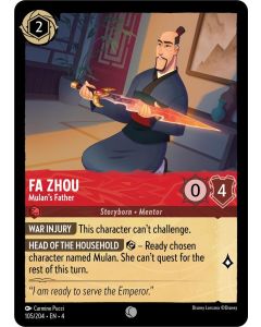 Fa Zhou - Mulan's Father