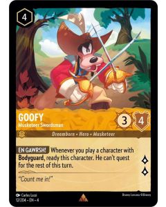 Goofy - Musketeer Swordsman