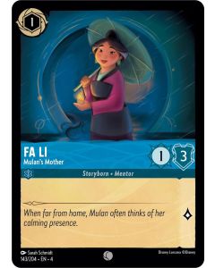 Fa Li - Mulan's Mother