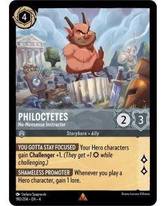 Philoctetes - No-Nonsense Instructor