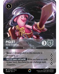 Piglet - Sturdy Swordsman (Enchanted)