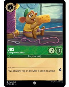 Gus - Champion of Cheese