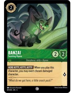 Banzai - Taunting Hyena
