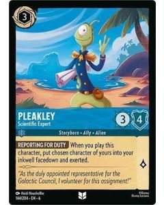 Pleakley - Scientific Expert