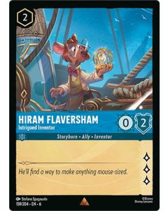 Hiram Flaversham - Intrigued Inventor