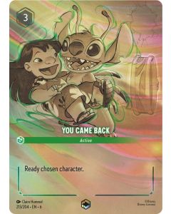 You Came Back (Enchanted)