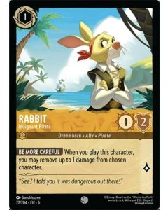 Rabbit - Indignant Pirate
