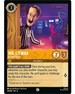 Mr. Litwak - Arcade Owner