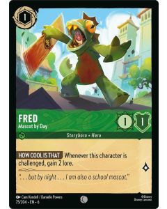 Fred - Mascot by Day