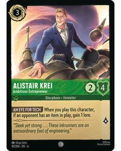 Alistair Krei - Ambitious Entrepreneur