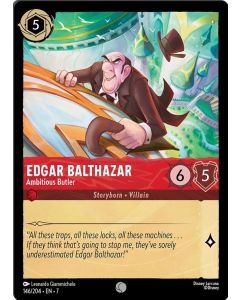 Edgar Balthazar - Ambitious Butler
