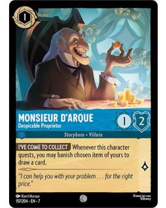 Monsieur D'Arque - Despicable Proprietor
