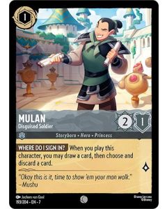 Mulan - Disguised Soldier