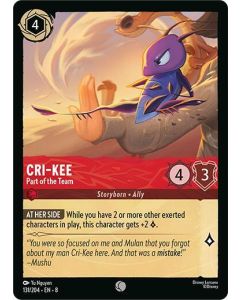 Cri-Kee - Part of the Team