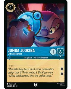 Jumba Jookiba - Critical Scientist