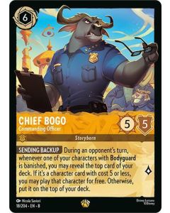 Chief Bogo- Commanding Officer