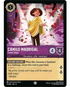 Camilo Madrigal - Center Stage